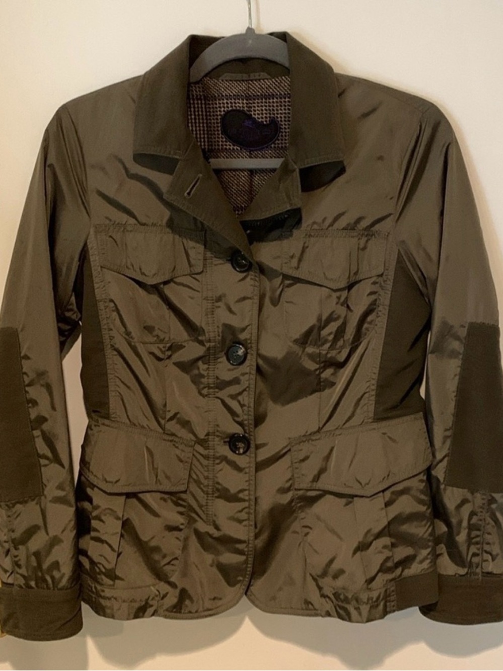 Classic Etro olive green jacket | cashmere lining | NWOT condition